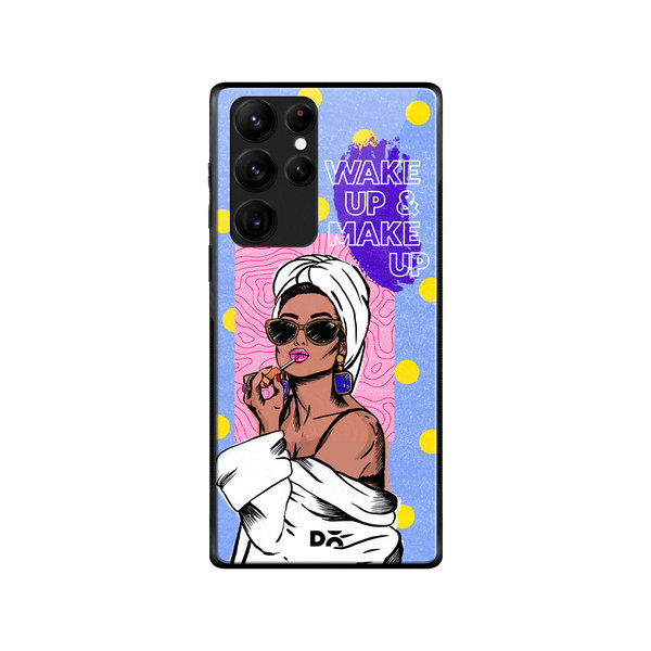 

DailyObjects MakeUp Ritual Glass Case Cover For Samsung Galaxy S22 Ultra