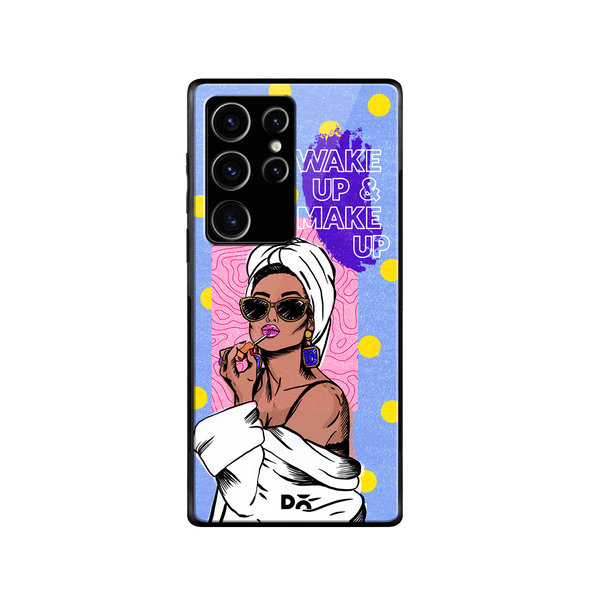 

DailyObjects MakeUp Ritual Glass Case Cover For Samsung Galaxy S23 Ultra