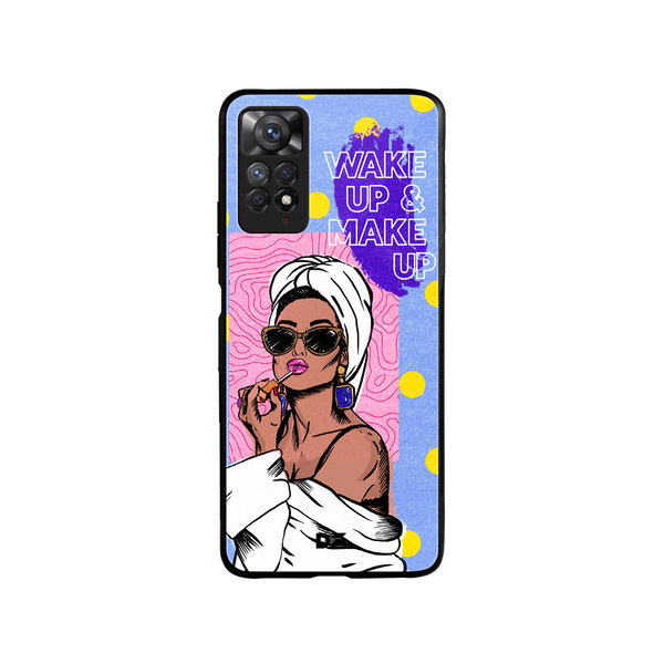 DailyObjects MakeUp Ritual Glass Case Cover For Xiaomi Redmi Note 11 Pro