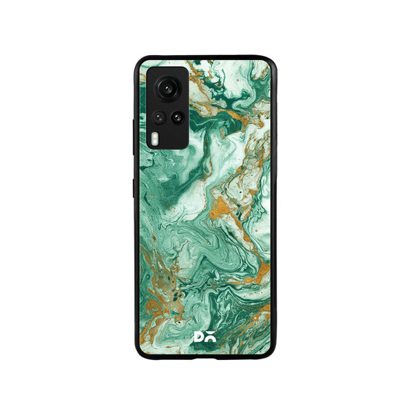

DailyObjects Marble Forest Glass Case Cover For Vivo X60