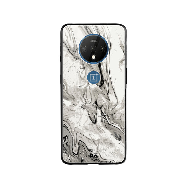 

DailyObjects Marble Grey Glass Case Cover For OnePlus 7T