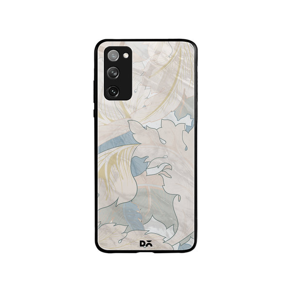 

DailyObjects Marble Leaves Glass Case Cover For Samsung Galaxy S20 FE