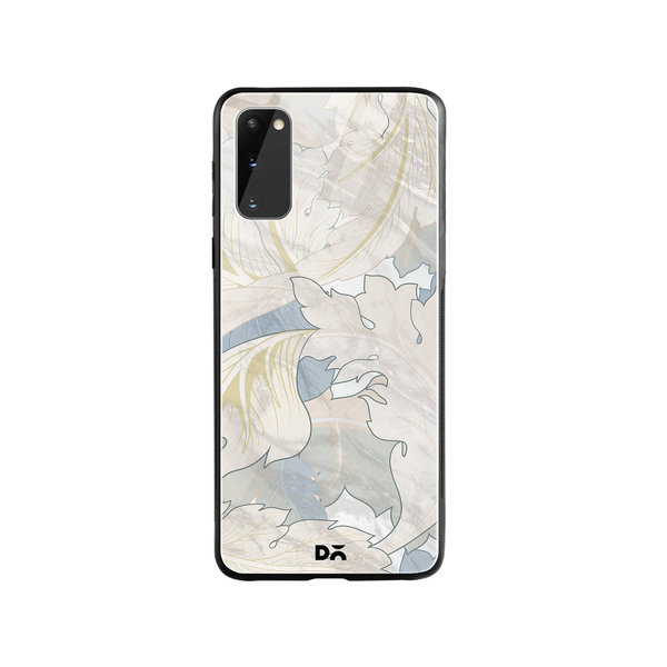 

DailyObjects Marble Leaves Glass Case Cover For Samsung Galaxy S20