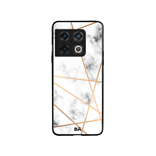 

DailyObjects Marble Lines Glass Case Cover For OnePlus 10 Pro