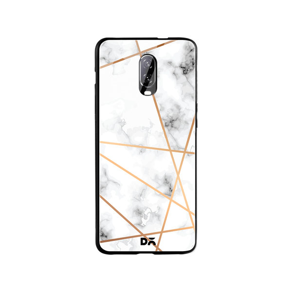 

DailyObjects Marble Lines Glass Case Cover For OnePlus 7