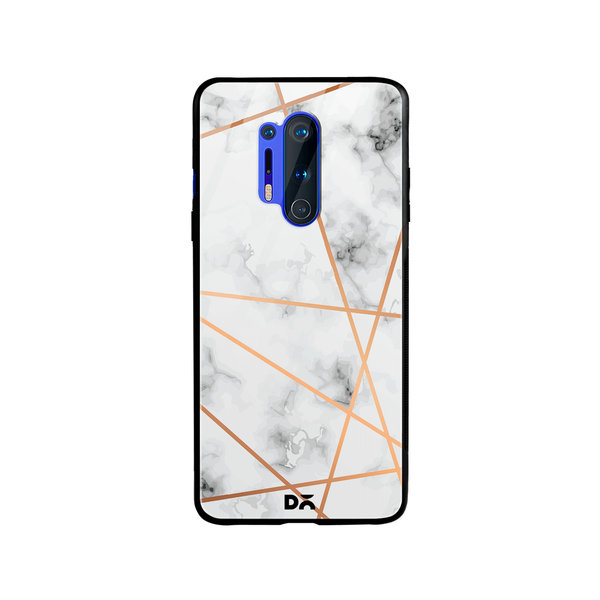 

DailyObjects Marble Lines Glass Case Cover For OnePlus 8 Pro