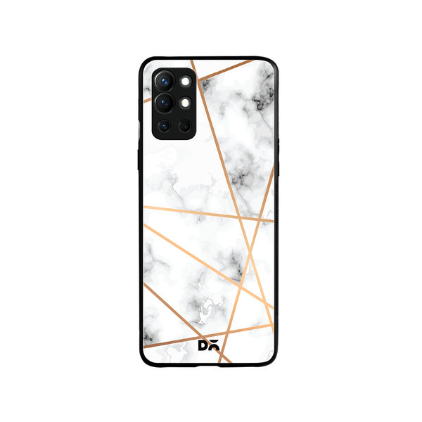 

DailyObjects Marble Lines Glass Case Cover For OnePlus 9R