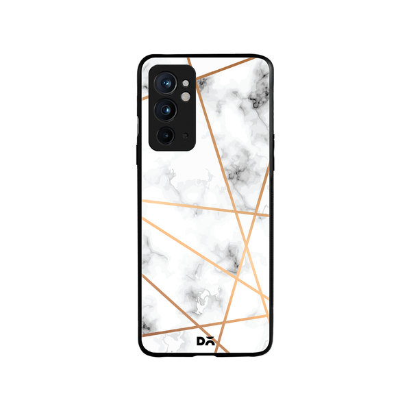 

DailyObjects Marble Lines Glass Case Cover For OnePlus 9RT