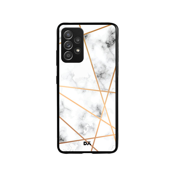 

DailyObjects Marble Lines Glass Case Cover For Samsung Galaxy A73