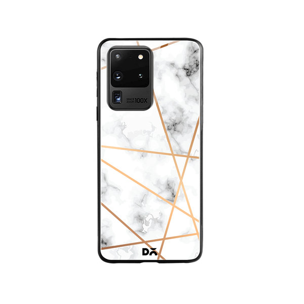 

DailyObjects Marble Lines Glass Case Cover For Samsung Galaxy S20 Ultra