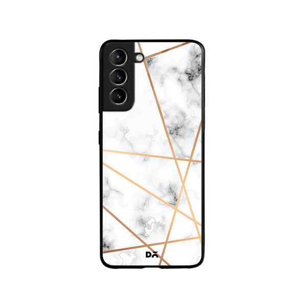 

DailyObjects Marble Lines Glass Case Cover For Samsung Galaxy S21 Plus