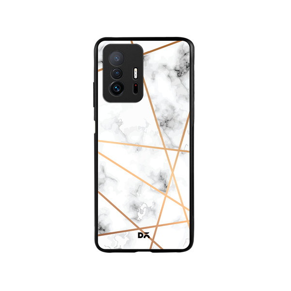 

DailyObjects Marble Lines Glass Case Cover For Xiaomi 11T