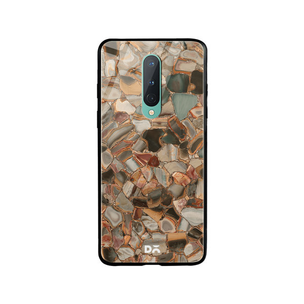 

DailyObjects Marble Mosaic Glass Case Cover For OnePlus 8