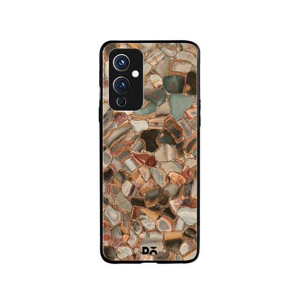 

DailyObjects Marble Mosaic Glass Case Cover For OnePlus 9
