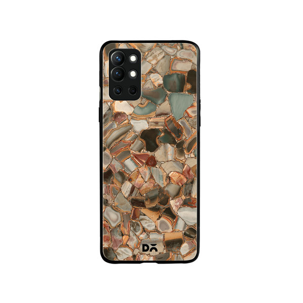 

DailyObjects Marble Mosaic Glass Case Cover For OnePlus 9R