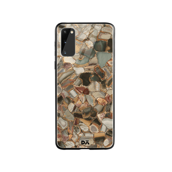 

DailyObjects Marble Mosaic Glass Case Cover For Samsung Galaxy S20