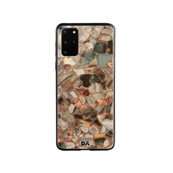 

DailyObjects Marble Mosaic Glass Case Cover For Samsung Galaxy S20 Plus