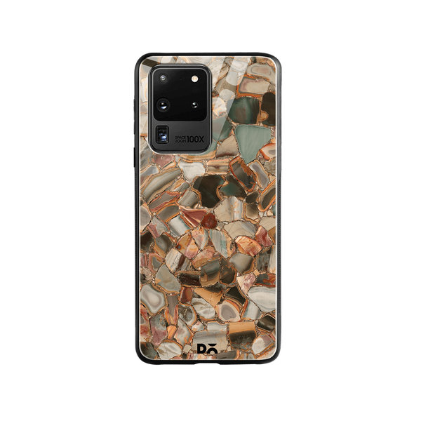 

DailyObjects Marble Mosaic Glass Case Cover For Samsung Galaxy S20 Ultra