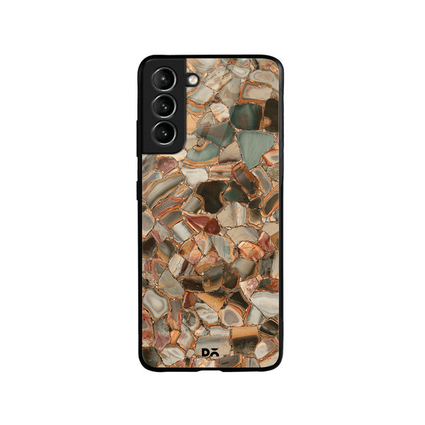 

DailyObjects Marble Mosaic Glass Case Cover For Samsung Galaxy S21 Plus