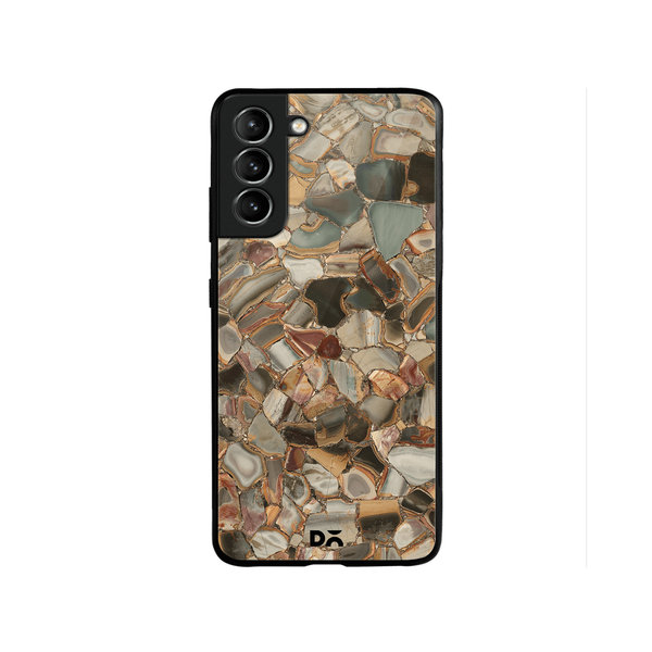 

DailyObjects Marble Mosaic Glass Case Cover For Samsung Galaxy S22