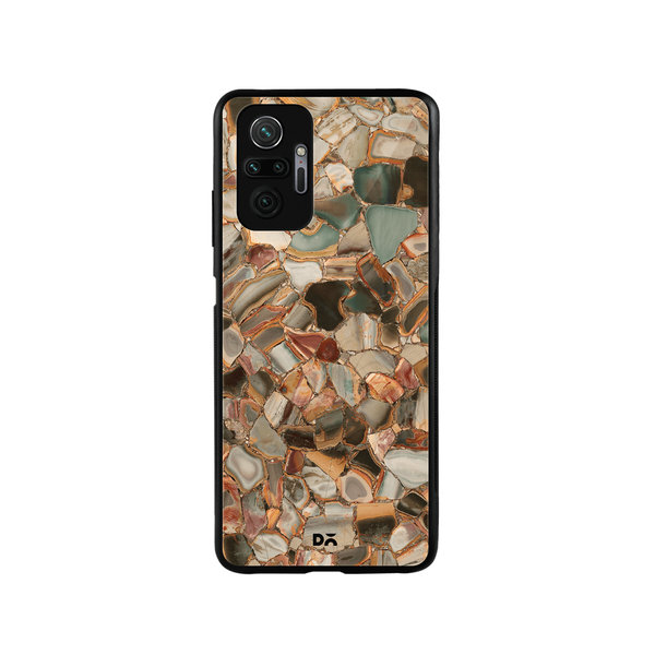 

DailyObjects Marble Mosaic Glass Case Cover For Xiaomi Redmi Note 10 Pro