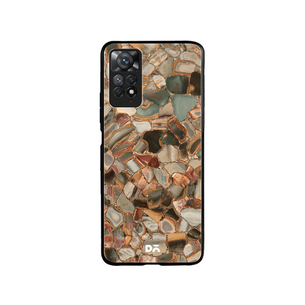 

DailyObjects Marble Mosaic Glass Case Cover For Xiaomi Redmi Note 11 Pro