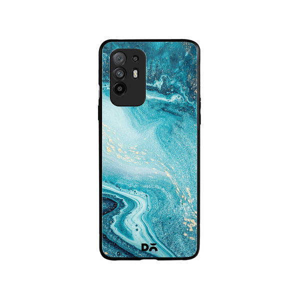 

DailyObjects Marble Ocean Glass Case Cover For Oppo F19 Pro Plus