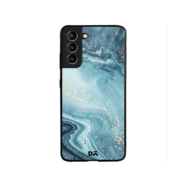 

DailyObjects Marble Ocean Glass Case Cover For Samsung Galaxy S22 Plus