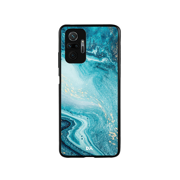

DailyObjects Marble Ocean Glass Case Cover For Xiaomi Redmi Note 10 Pro