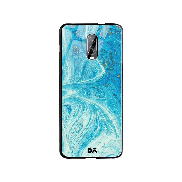 DailyObjects Marble Painting Glass Case Cover For OnePlus 7