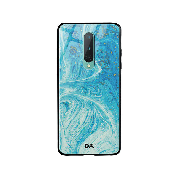 

DailyObjects Marble Painting Glass Case Cover For OnePlus 8