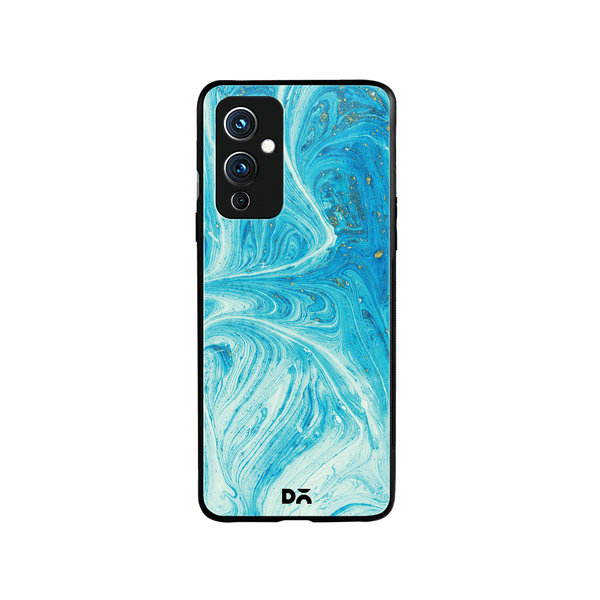 

DailyObjects Marble Painting Glass Case Cover For OnePlus 9
