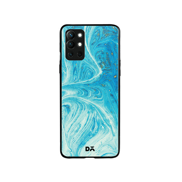 

DailyObjects Marble Painting Glass Case Cover For OnePlus 9R