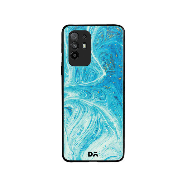 

DailyObjects Marble Painting Glass Case Cover For Oppo F19 Pro Plus