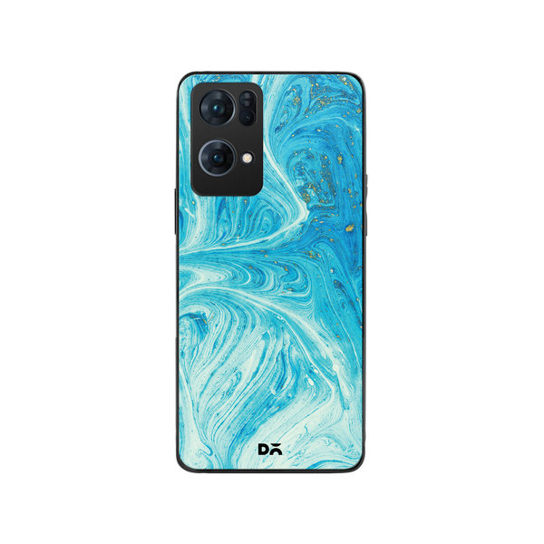 

DailyObjects Marble Painting Glass Case Cover For Oppo Reno 7 Pro