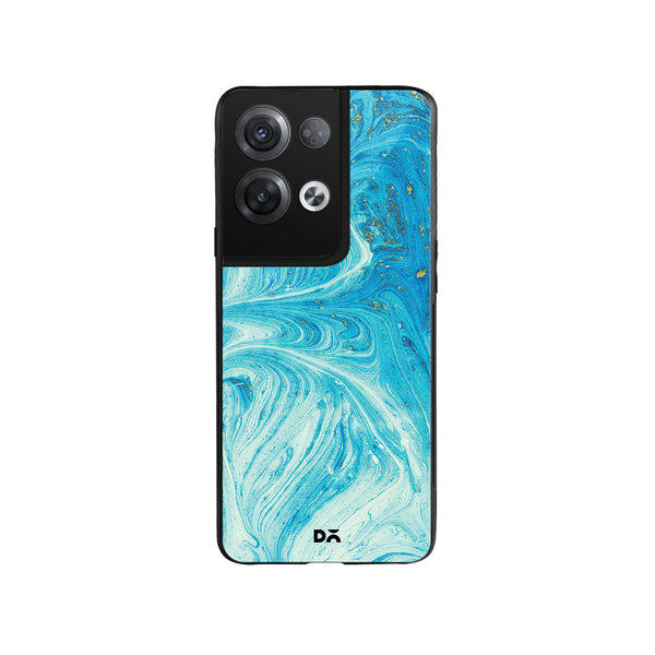 

DailyObjects Marble Painting Glass Case Cover For Oppo Reno 8