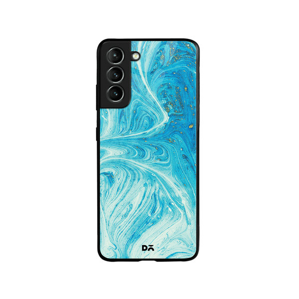 

DailyObjects Marble Painting Glass Case Cover For Samsung Galaxy S21 Plus