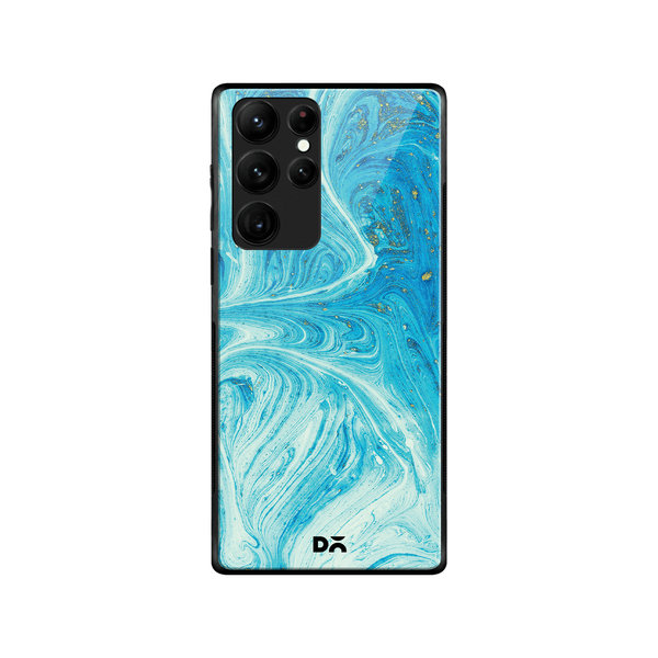 

DailyObjects Marble Painting Glass Case Cover For Samsung Galaxy S22 Ultra