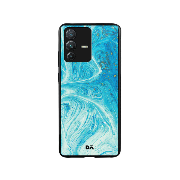 

DailyObjects Marble Painting Glass Case Cover For Vivo V23 Pro