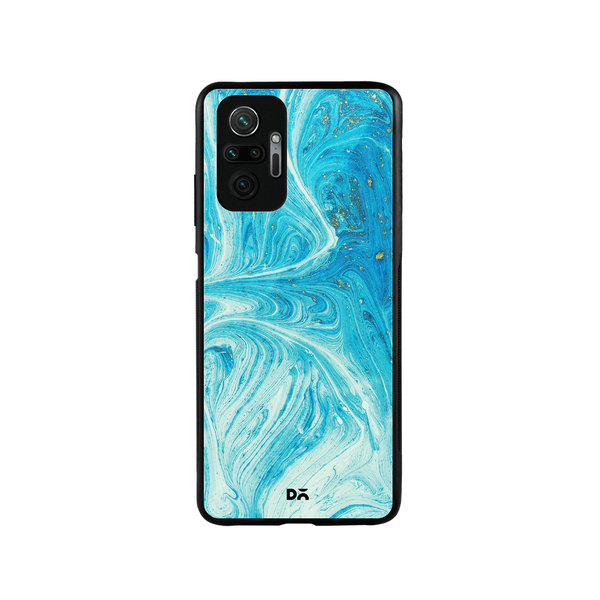 DailyObjects Marble Painting Glass Case Cover For Xiaomi Redmi Note 10 Pro