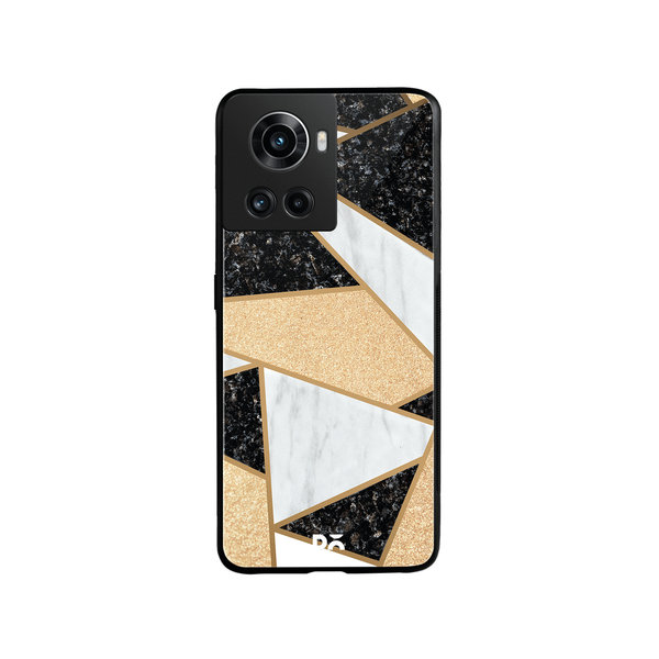 

DailyObjects Marble Quatret Glass Case Cover For OnePlus 10R