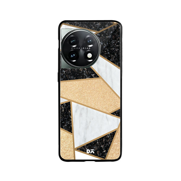 

DailyObjects Marble Quatret Glass Case Cover For OnePlus 11 5G