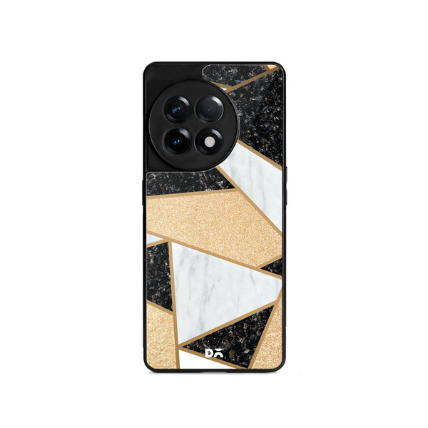 

DailyObjects Marble Quatret Glass Case Cover For OnePlus 11R