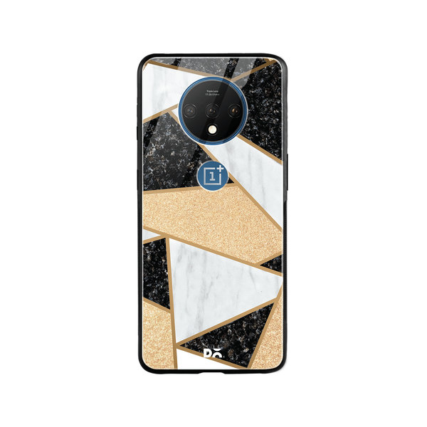 

DailyObjects Marble Quatret Glass Case Cover For OnePlus 7T