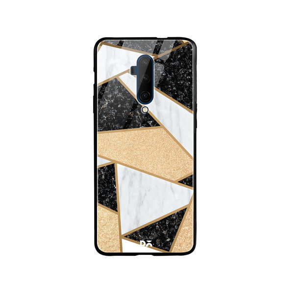 

DailyObjects Marble Quatret Glass Case Cover For OnePlus 7T Pro