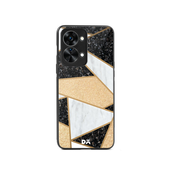 

DailyObjects Marble Quatret Glass Case Cover For OnePlus Nord 2T
