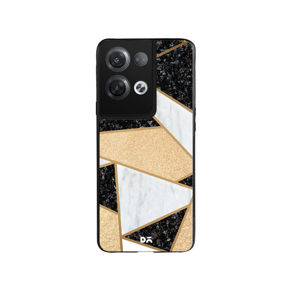 

DailyObjects Marble Quatret Glass Case Cover For Oppo Reno 8 Pro Plus