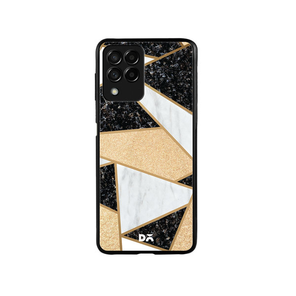 

DailyObjects Marble Quatret Glass Case Cover For Samsung Galaxy M53