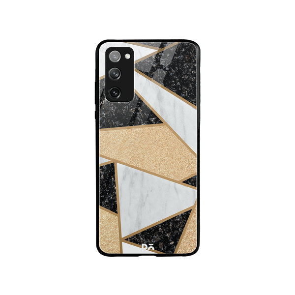 

DailyObjects Marble Quatret Glass Case Cover For Samsung Galaxy S20 FE