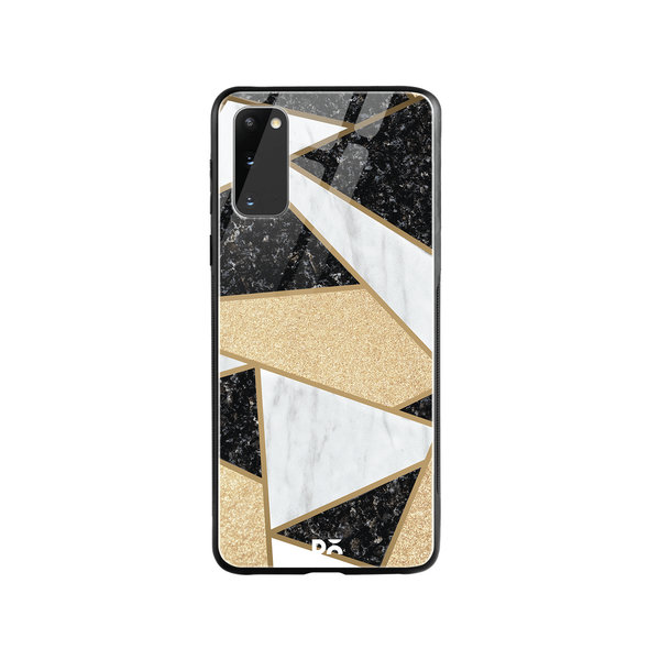 

DailyObjects Marble Quatret Glass Case Cover For Samsung Galaxy S20